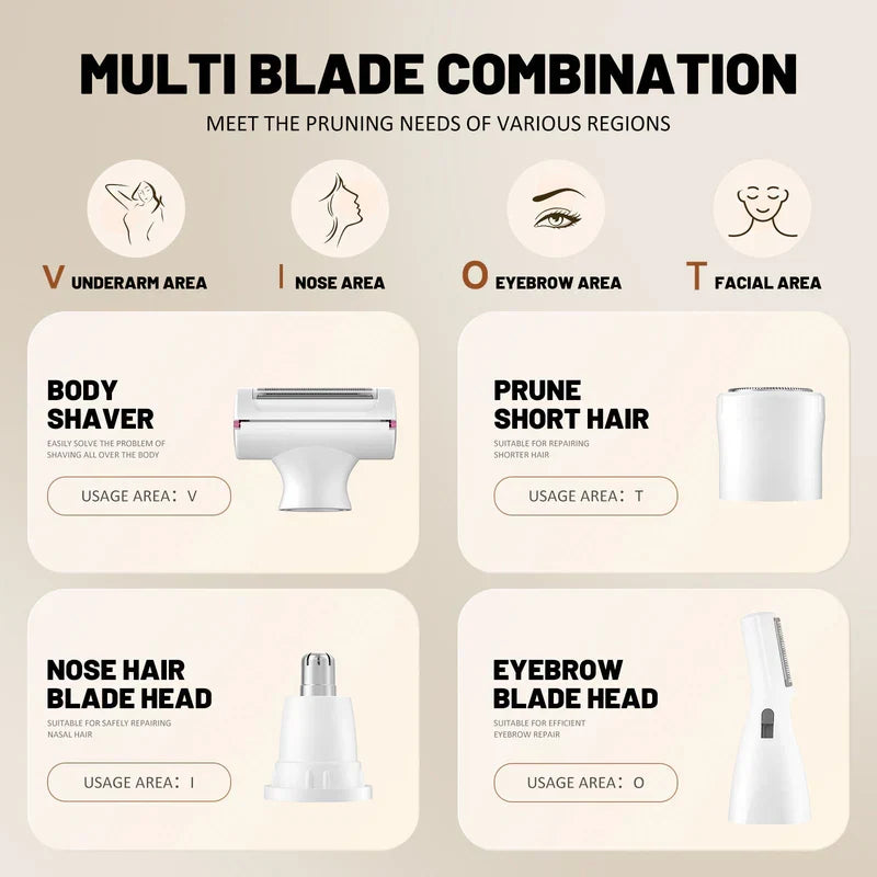 4-In-1 Lady Shaver